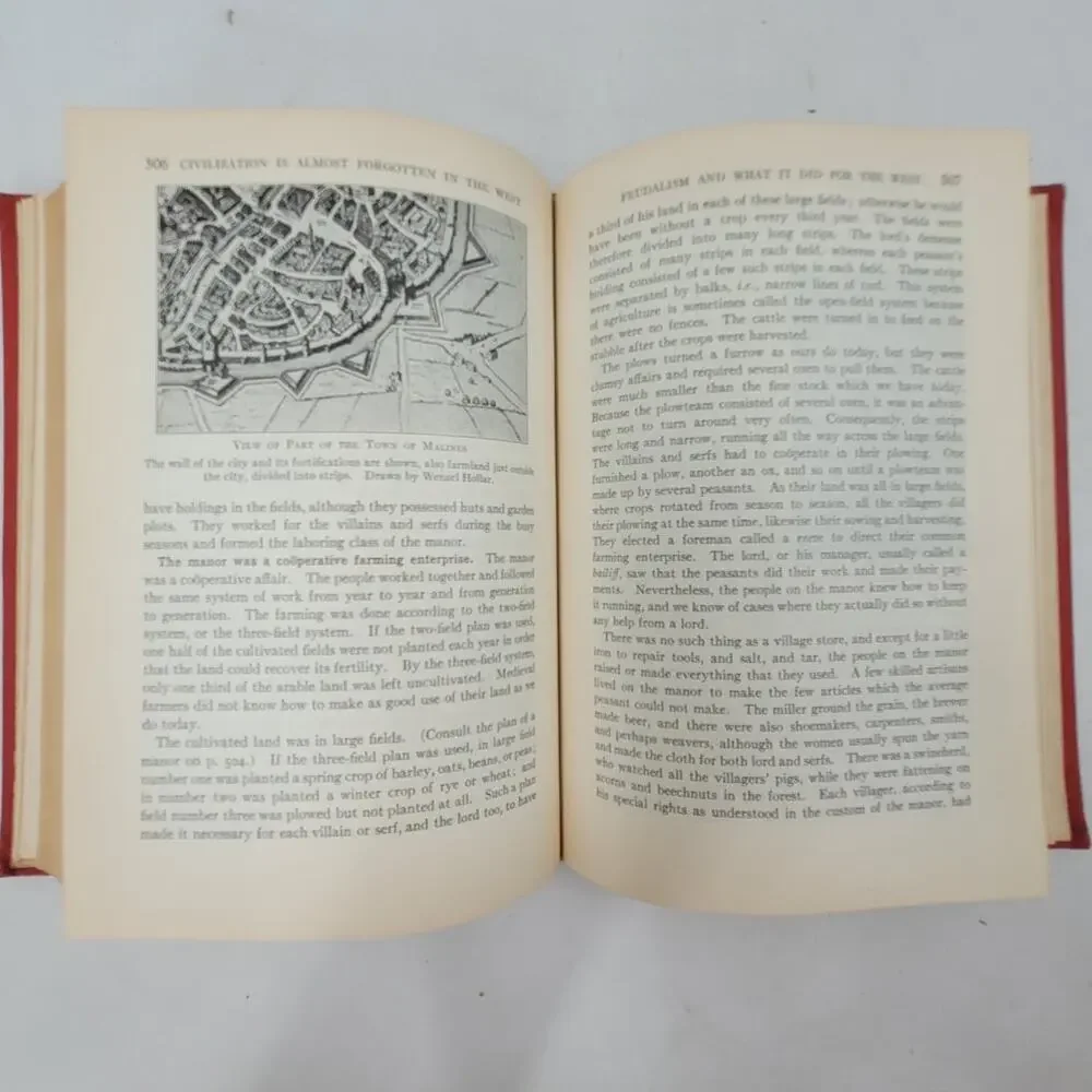 Dark Academia Library Signed 1934 Ancient Medieval History Hardcover Goth‎